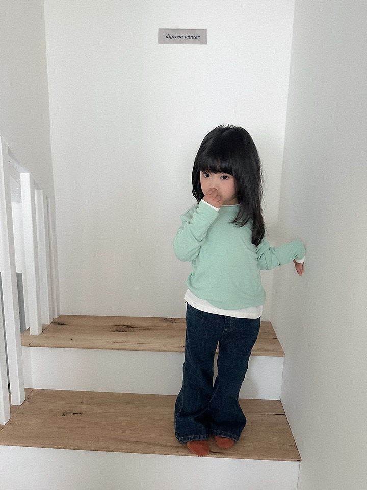Little Foxx – Chenille Bootcut Denim Pants
