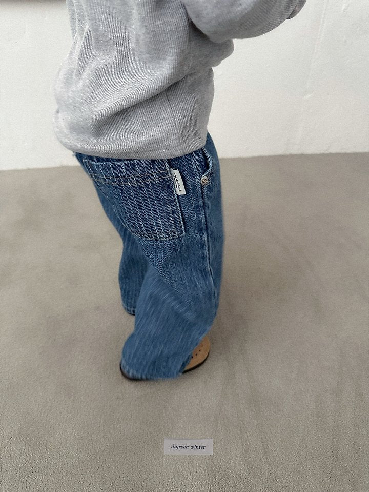 Little Foxx – Quilted Denim Pants