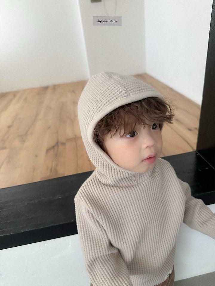 Little Foxx – Waffle Hooded Tee