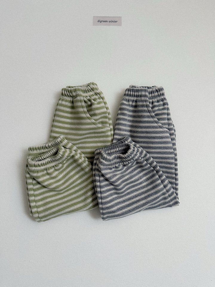 Little Foxx – Cherry Striped Jogger Pants