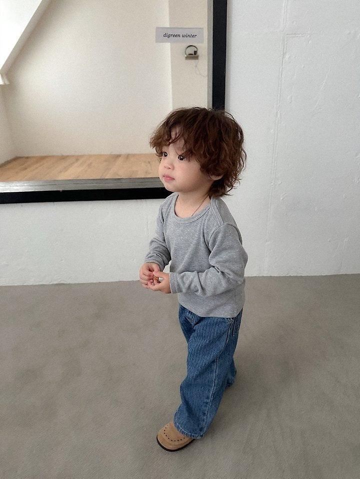 Little Foxx – Quilted Denim Pants