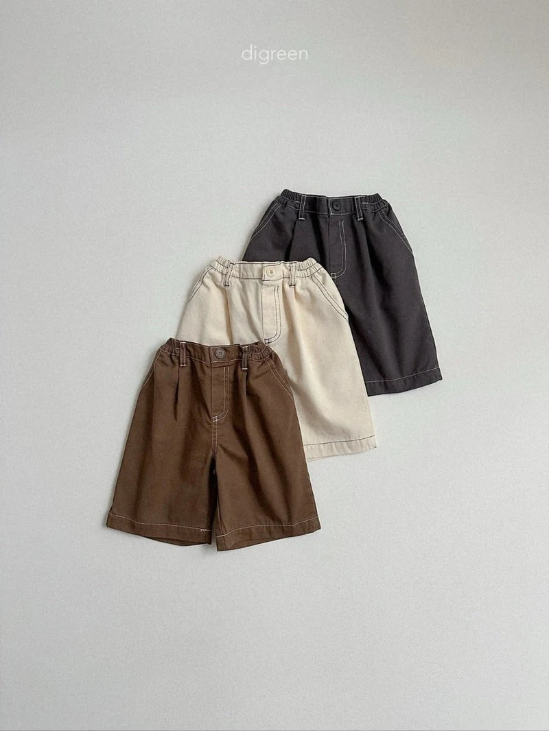 Stitch Bermuda Pants