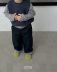 Little Foxx – Knot Dart Denim Pants