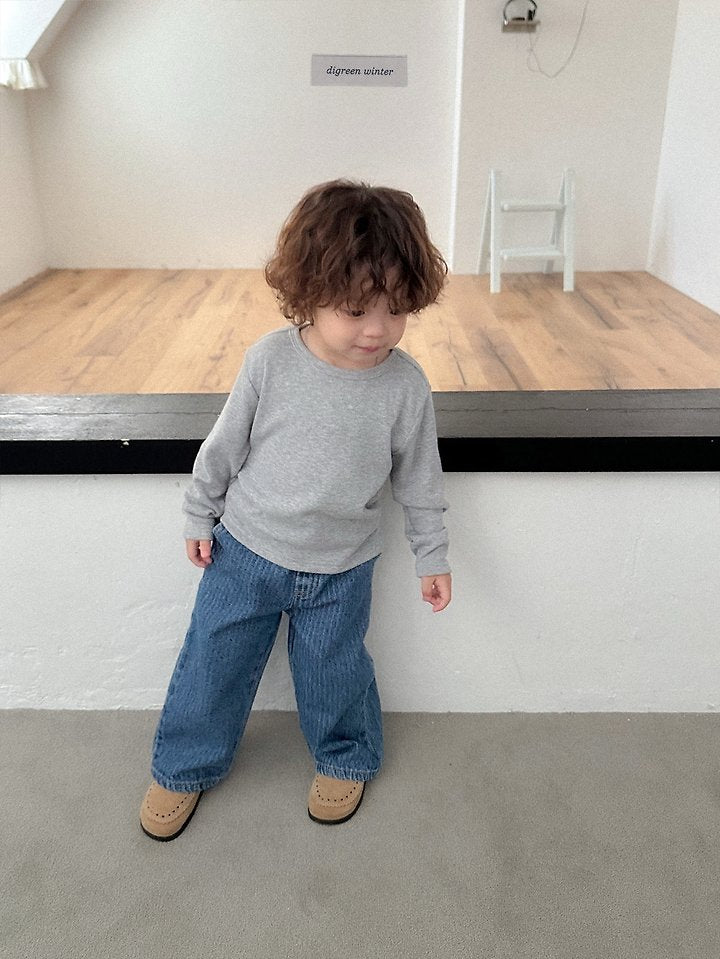 Little Foxx – Quilted Denim Pants