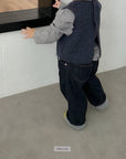 Little Foxx – Knot Dart Denim Pants