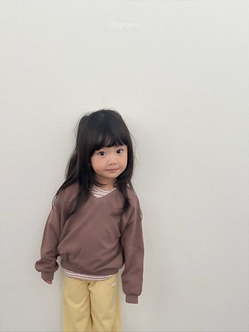 Teddy V-Neck Sweatshirt