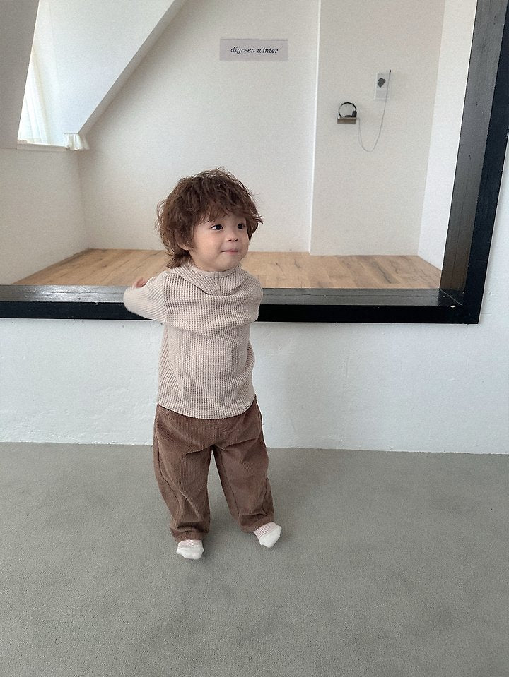 Little Foxx – Waffle Hooded Tee