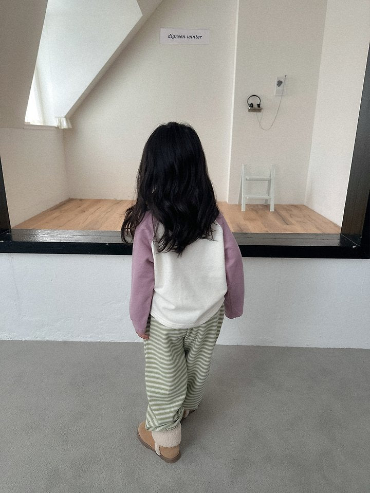 Little Foxx – Cherry Striped Jogger Pants