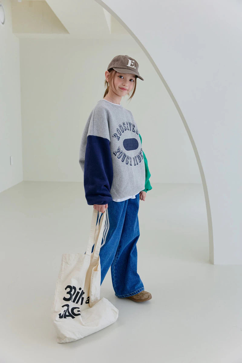 Little Foxx – Double Fleece Colorblock Sweatshirt