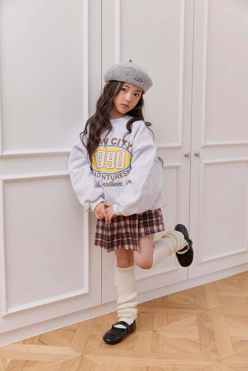 Little Foxx – Velour Woolen Check Shorts