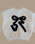 Little Foxx – Double Fleece Ribbon Sweatshirt