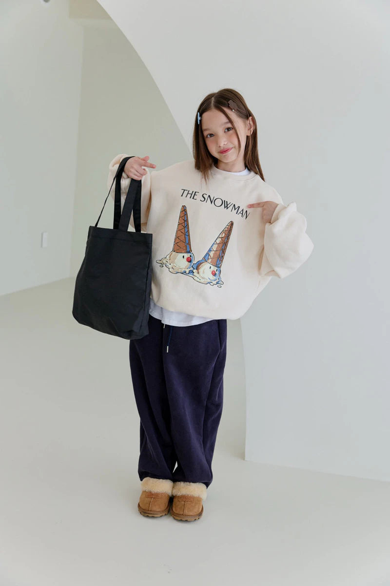 Little Foxx – Double Fleece Snow Sweatshirt