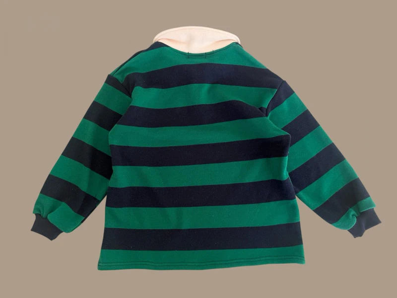 Little Foxx – Denggang Striped Collar Tee