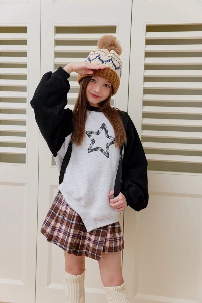 Little Foxx – Double Fleece Asymmetric Sweatshirt