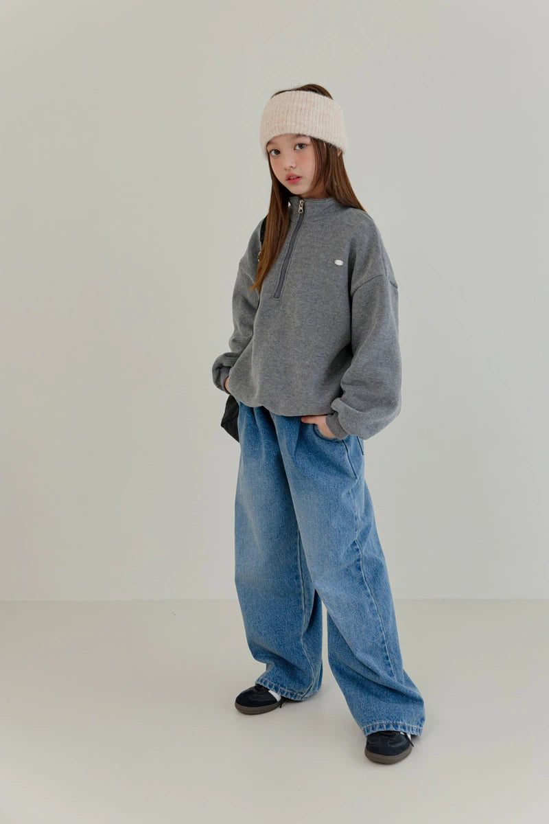 Little Foxx – Front Pleated Denim Pants