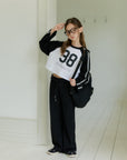 Little Foxx – Lace Raglan Crop Tee