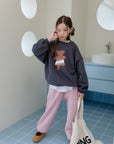 Little Foxx – Double Fleece Skirt Bear Sweatshirt