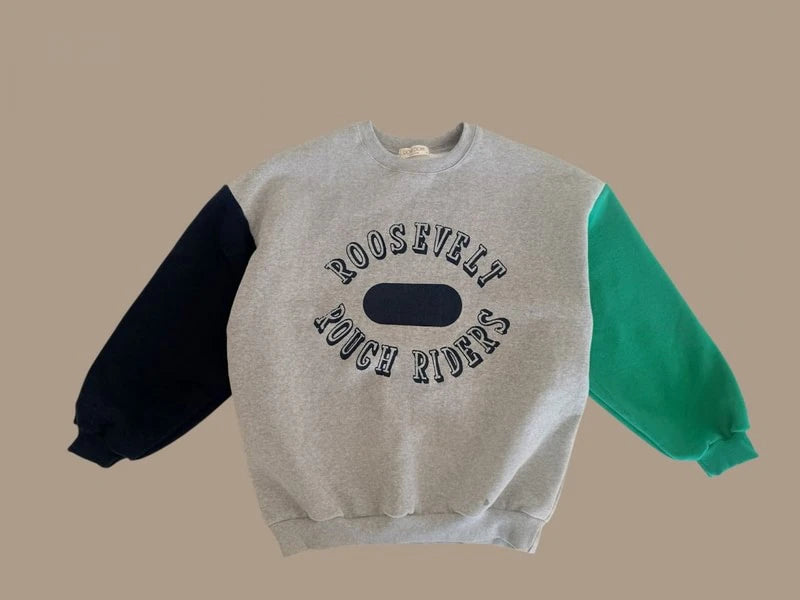 Little Foxx – Double Fleece Colorblock Sweatshirt