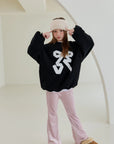 Little Foxx – Double Fleece Ribbon Sweatshirt