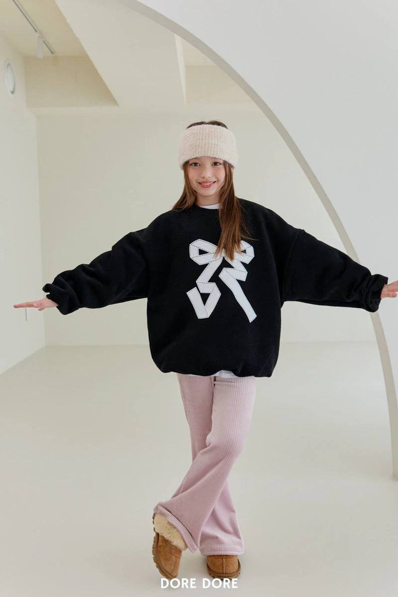 Little Foxx – Double Fleece Ribbon Sweatshirt