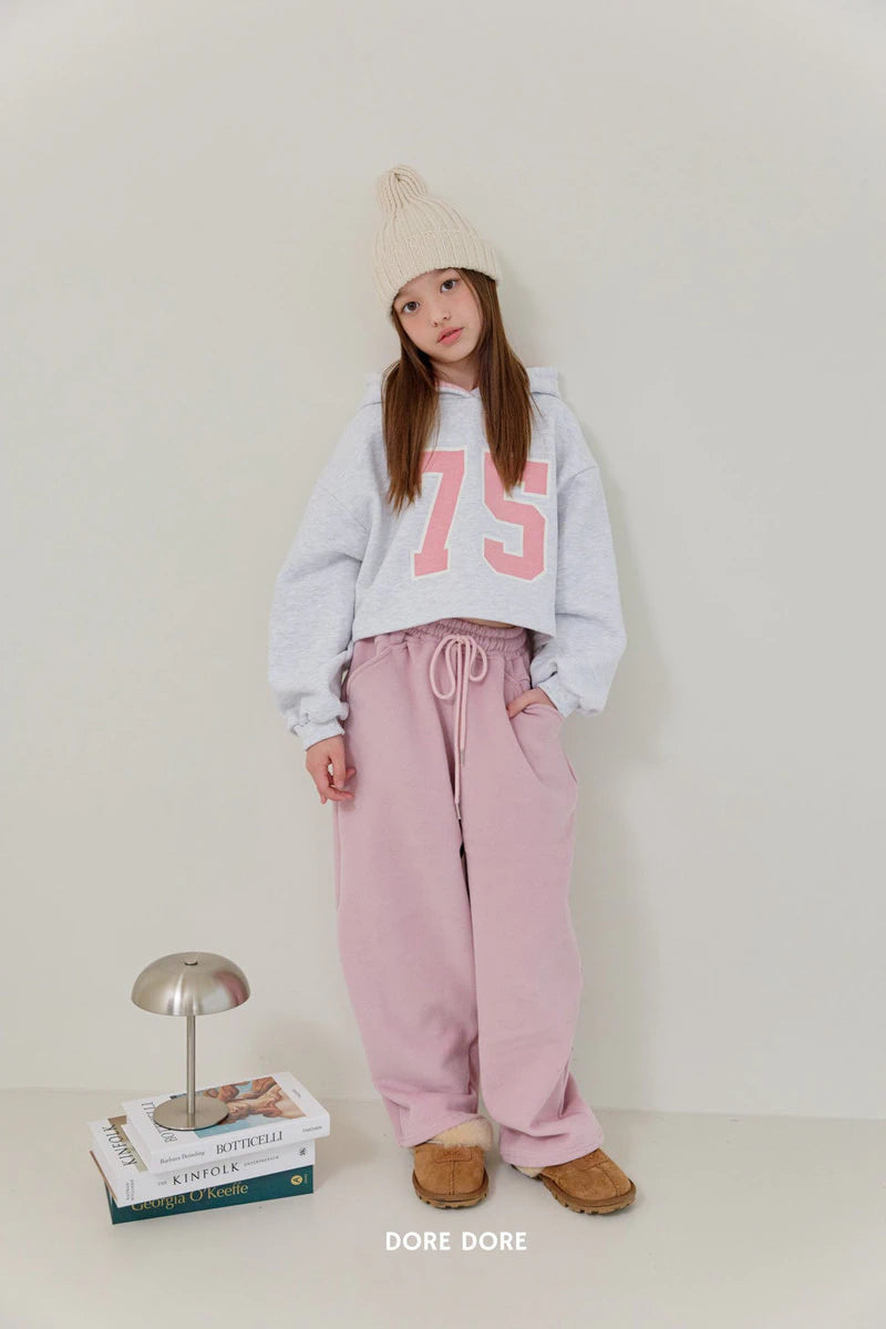 Little Foxx – Double Fleece 75 Crop Hoodie