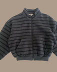 Little Foxx – Double Fleece Striped Zip-up
