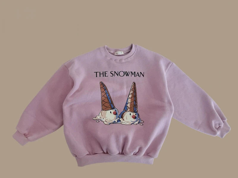 Little Foxx – Double Fleece Snow Sweatshirt