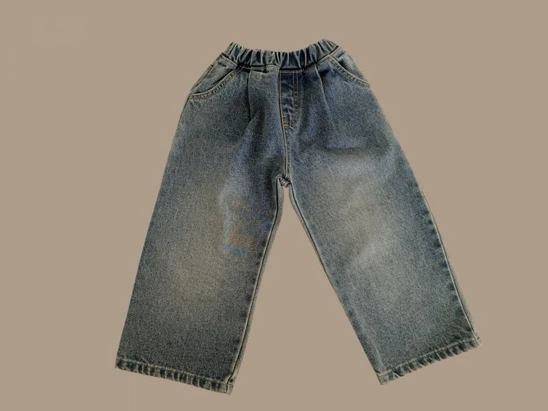 Little Foxx – Front Pleated Denim Pants
