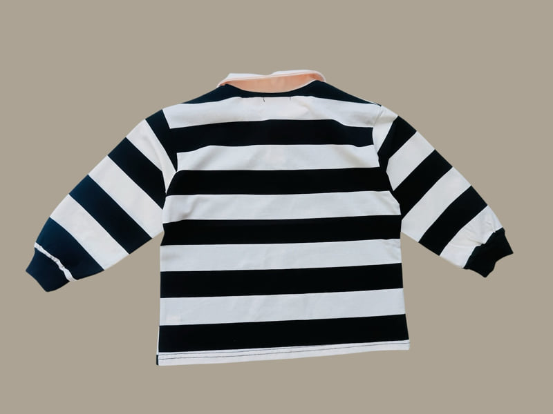 Little Foxx – Autumn Stripe Collar Tee