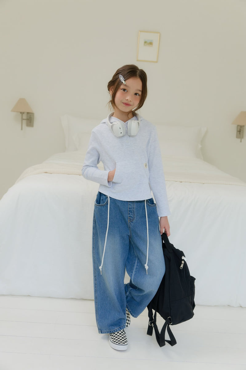 Little Foxx – Waffle Hooded Tee