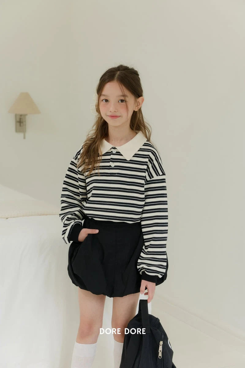 Little Foxx – Little Stripe Collar Tee