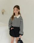 Little Foxx – Little Stripe Collar Tee