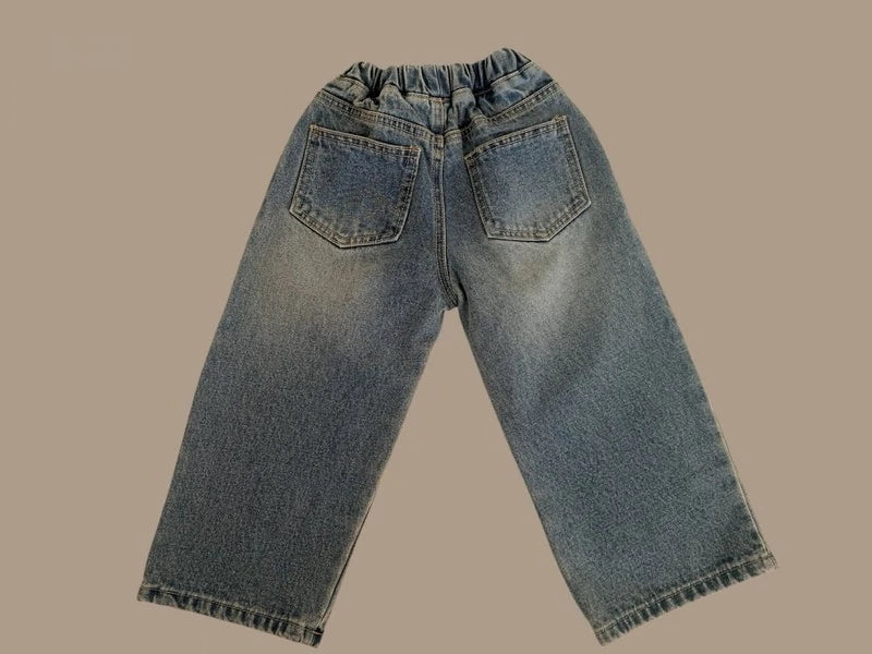 Little Foxx – Front Pleated Denim Pants