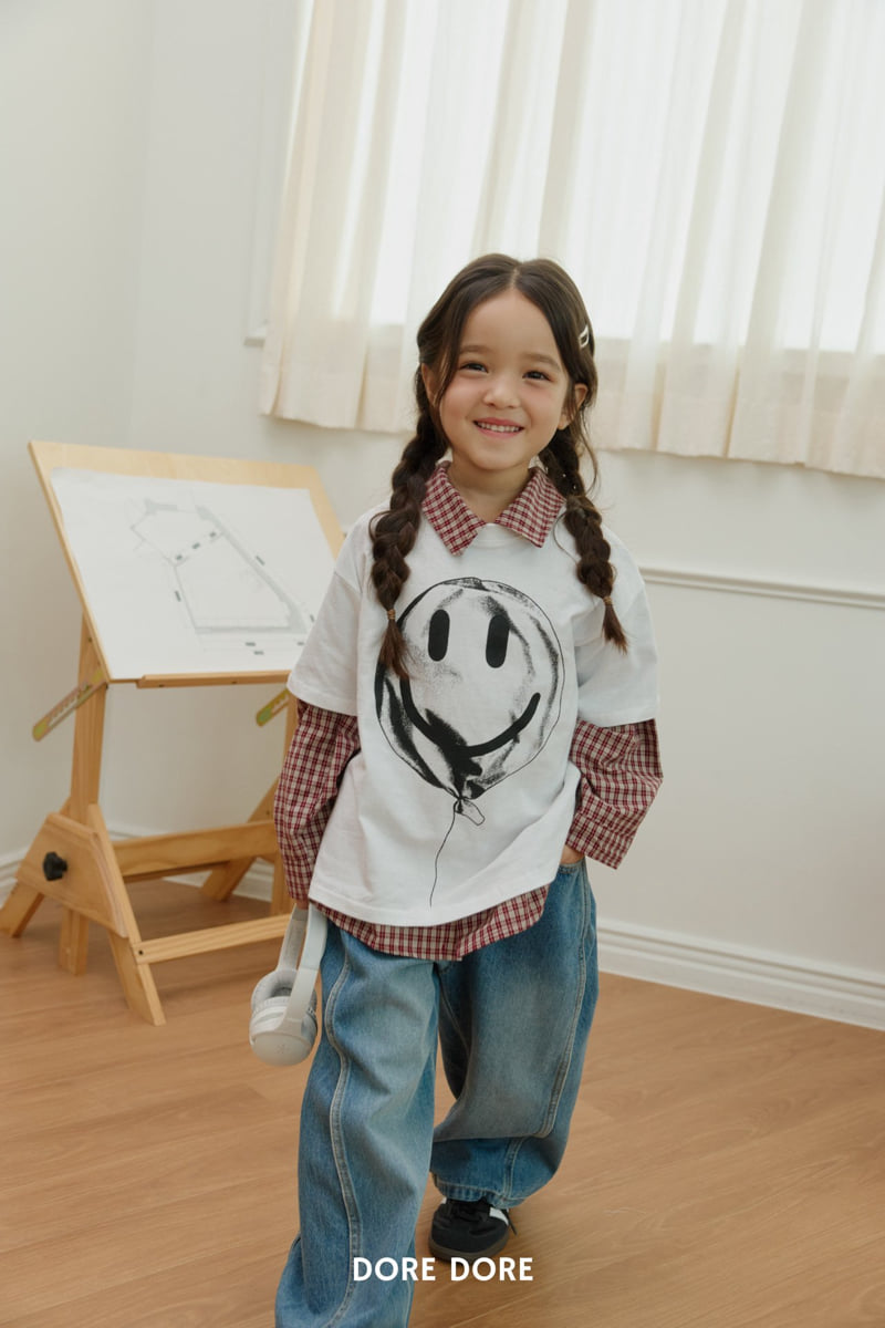 Little Foxx – Smile Balloon Half-Sleeve Tee