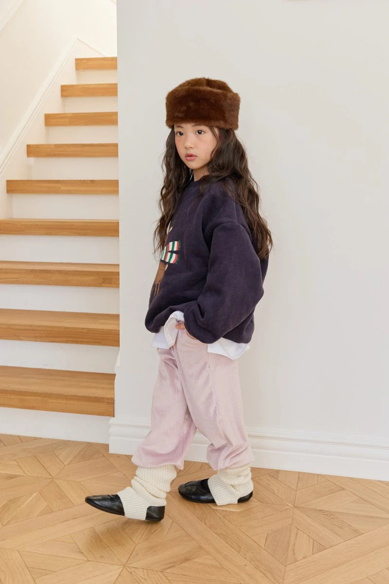 Little Foxx – Mink Velour Jogger Pants