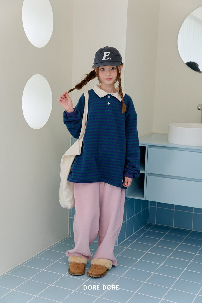 Little Foxx – Fine Striped Collar Tee