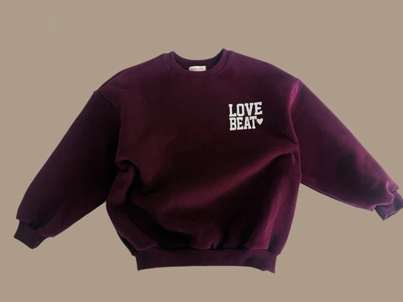 Little Foxx – Double Fleece Love Sweatshirt
