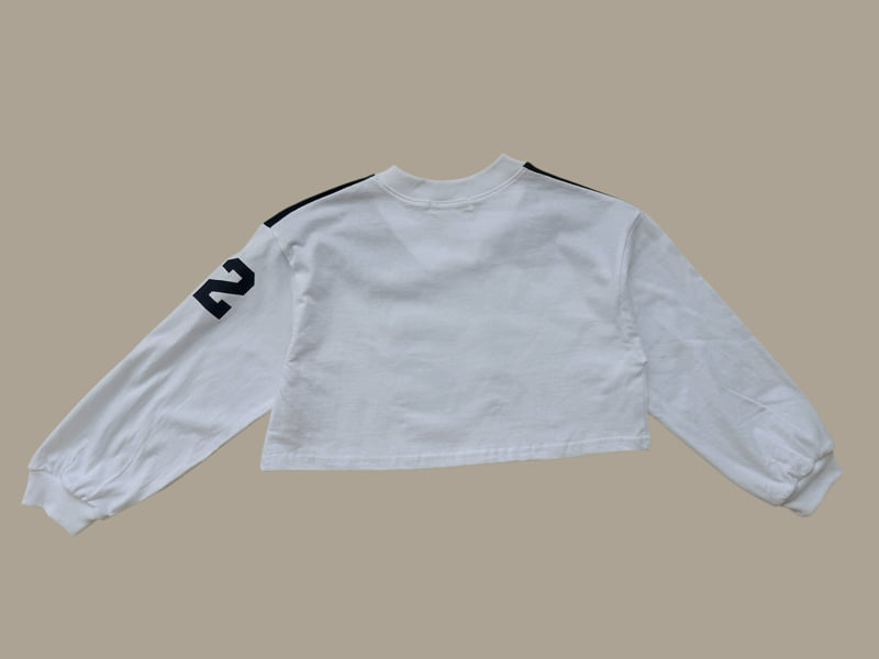 Little Foxx – V-Color Block Crop Tee