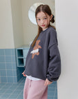 Little Foxx – Double Fleece Skirt Bear Sweatshirt
