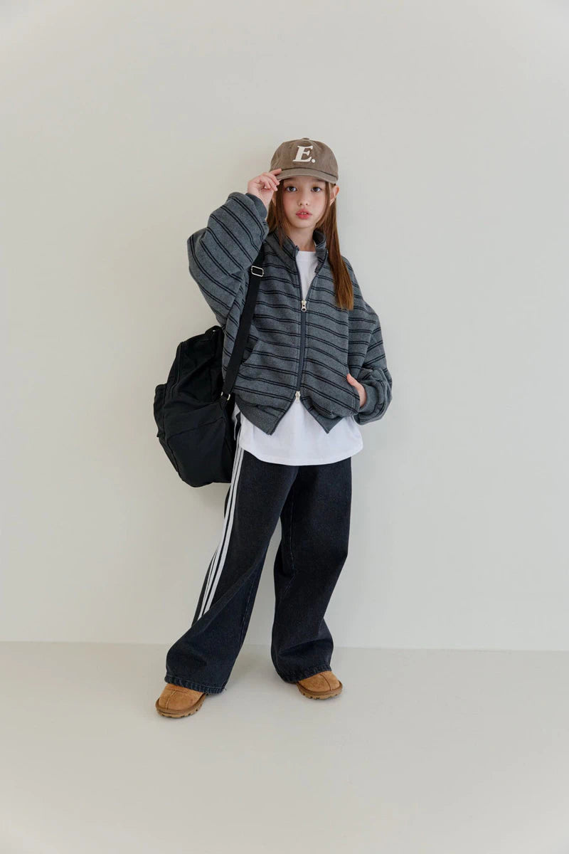 Little Foxx – Three-line Denim Pants