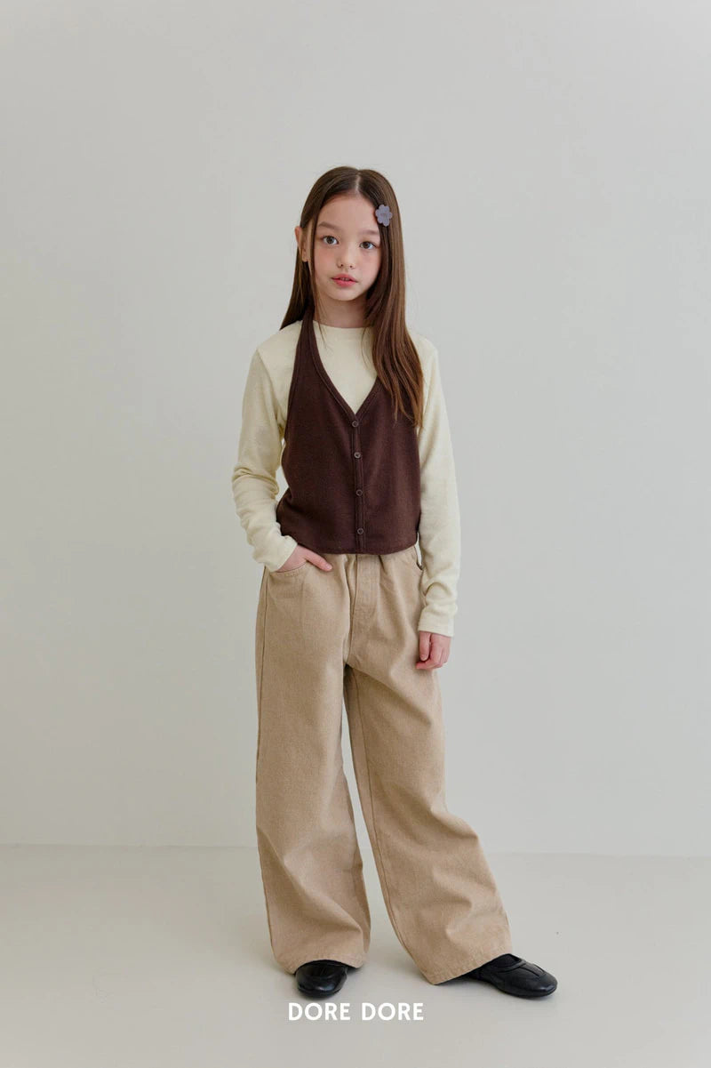 Little Foxx – Mongsil Peach Halter Cardigan Tee