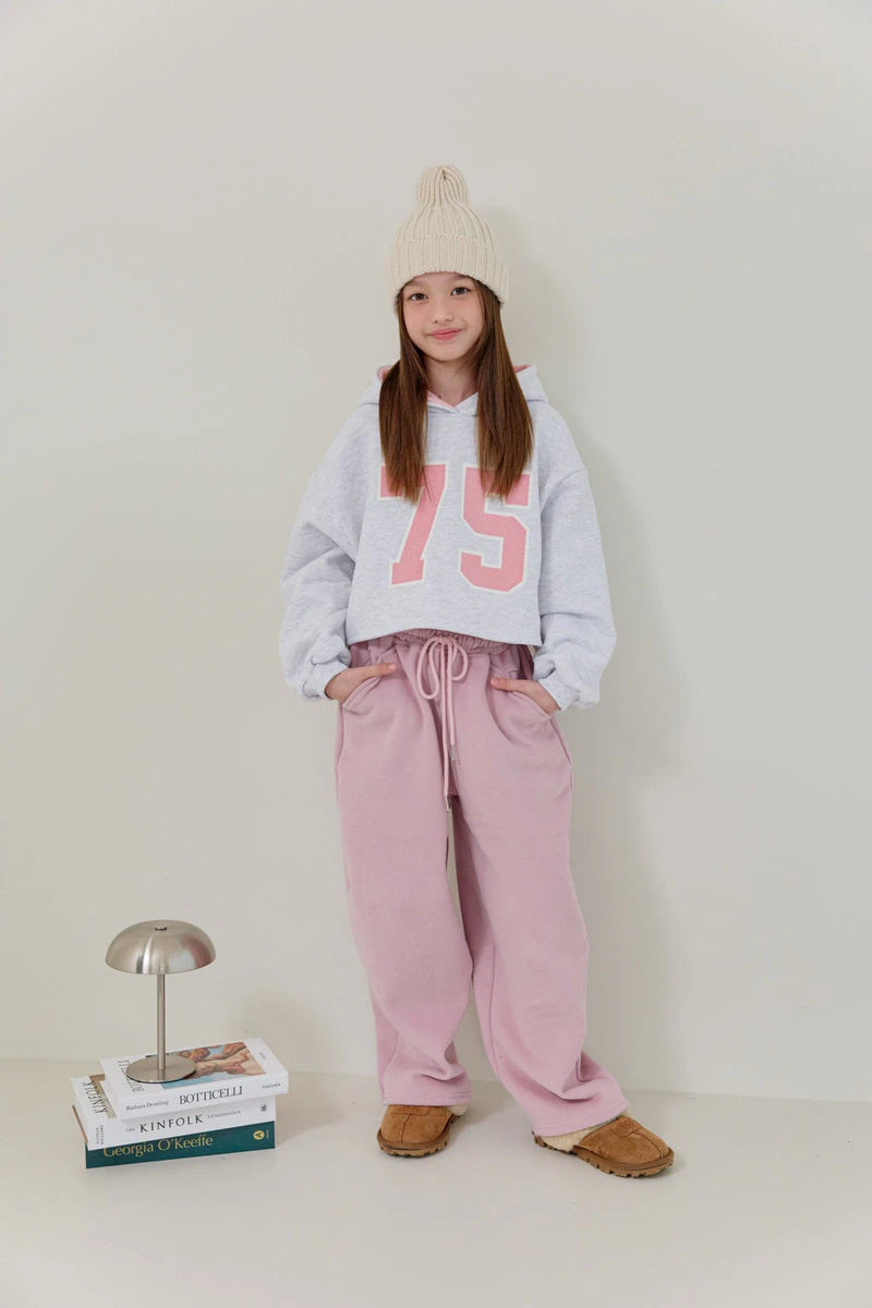 Little Foxx – Double Fleece 75 Crop Hoodie