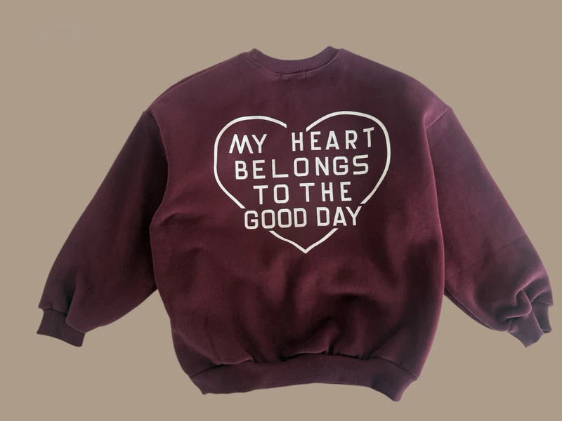 Little Foxx – Double Fleece Love Sweatshirt