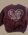 Little Foxx – Double Fleece Love Sweatshirt