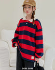 Little Foxx – Denggang Striped Collar Tee