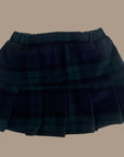 Little Foxx – Woolen Check Pleated Skirt Pants