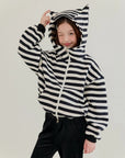 Little Foxx – Double Fleece Cat Hooded Zip-up