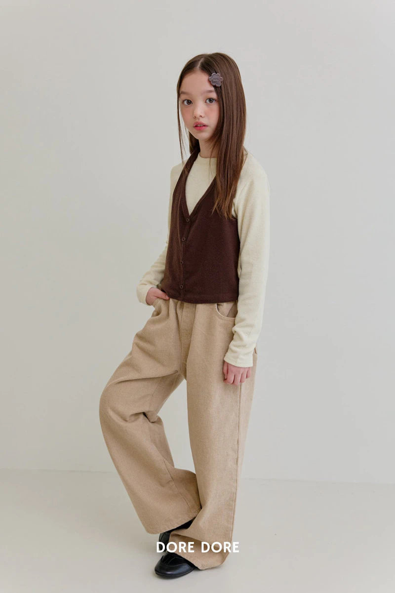Little Foxx – Mongsil Peach Halter Cardigan Tee