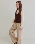 Little Foxx – Mongsil Peach Halter Cardigan Tee