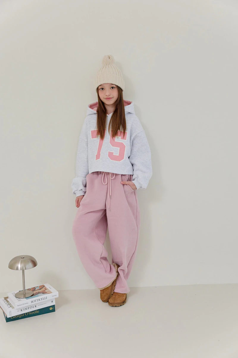 Little Foxx – Double Fleece 75 Crop Hoodie
